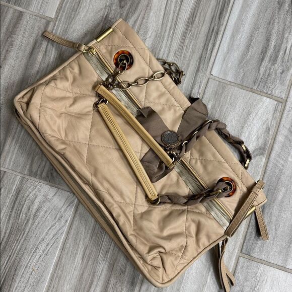 Lanvin Cream Leather Should Bag Large - Picture 8 of 10